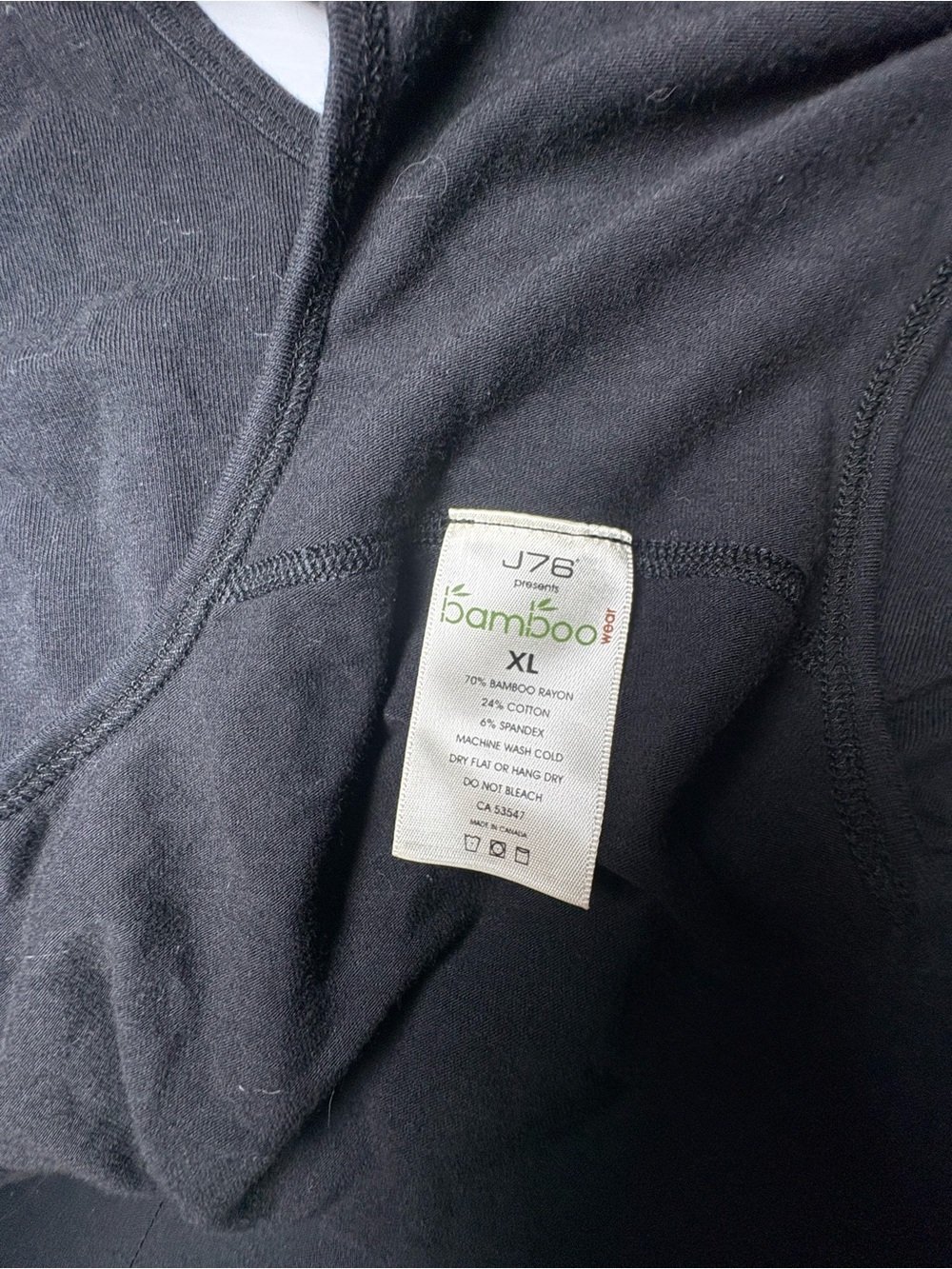BAMBOO Black Scoop Neck Tank Top - Picture 3 of 4